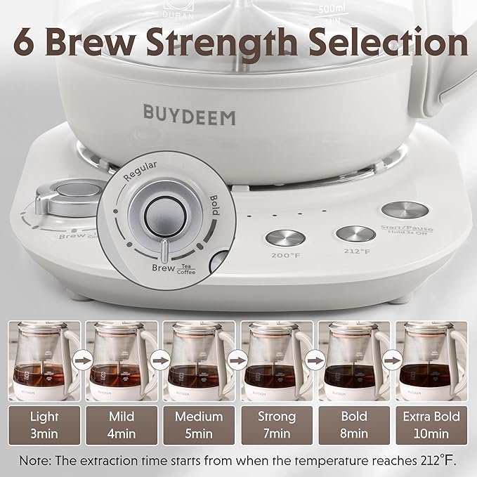 BUYDEEM K156 Tea Maker, Electric Kettle
