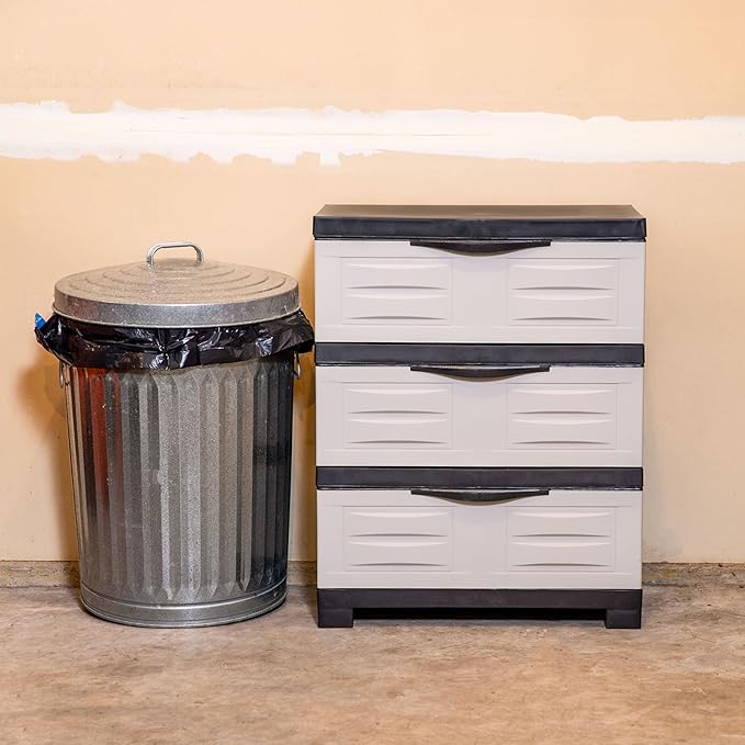 Sunnydaze 29.5" H 3-Tier Storage Cabinet