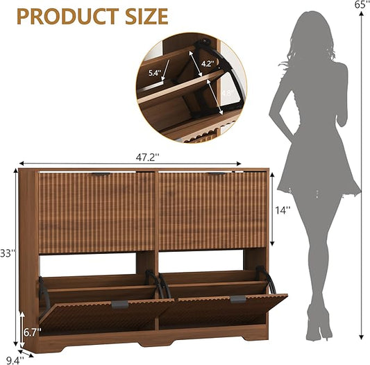 Shoe Cabinet Storage for Entryway