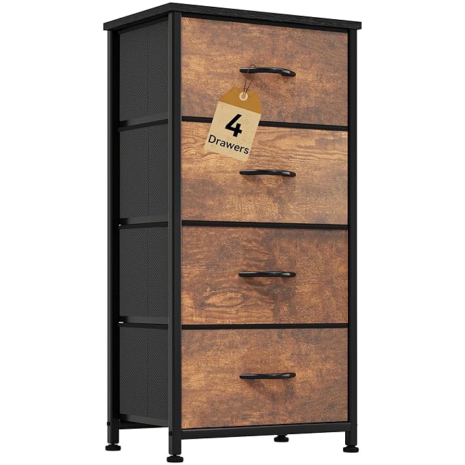 DWVO Dresser with 4 Drawers