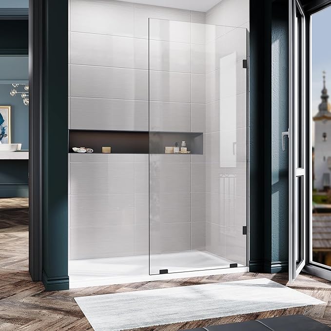 Bathroom Shower Glass Door 35 * 74"