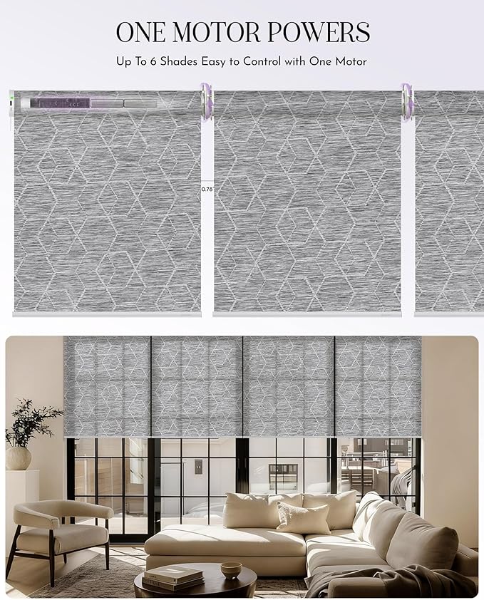 Graywind Smart Coupled Roller Shades Compatible