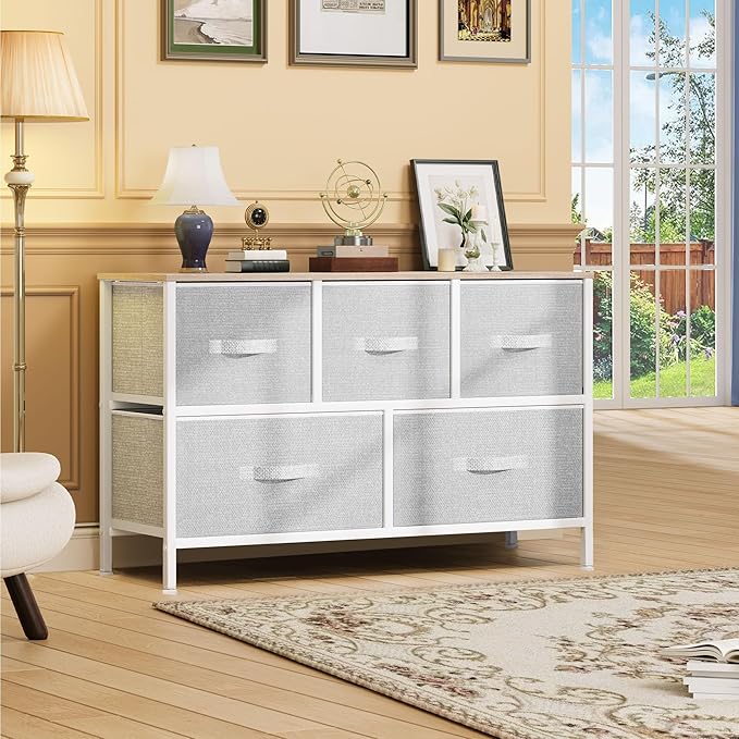 DWVO 5 Dresser for Bedroom, Storage Dresser