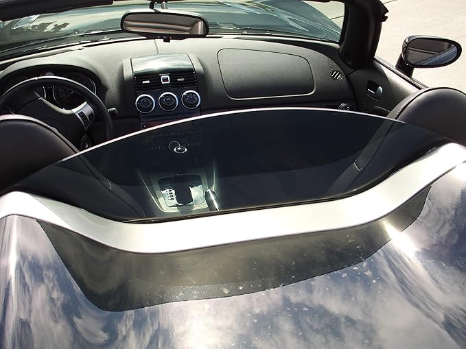 #1 Ranked Wind Deflector Windscreen Windstop Windblocker, Smoke Tint, Compatible