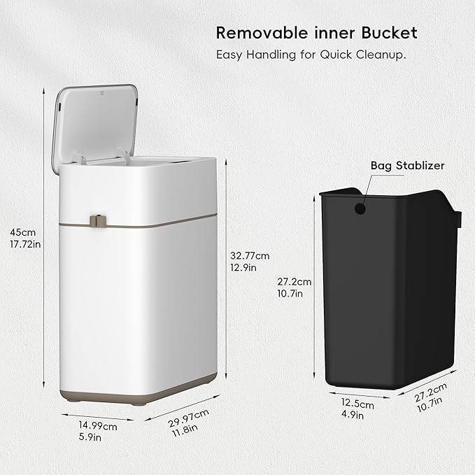 EKO Automatic Bathroom Trash Can