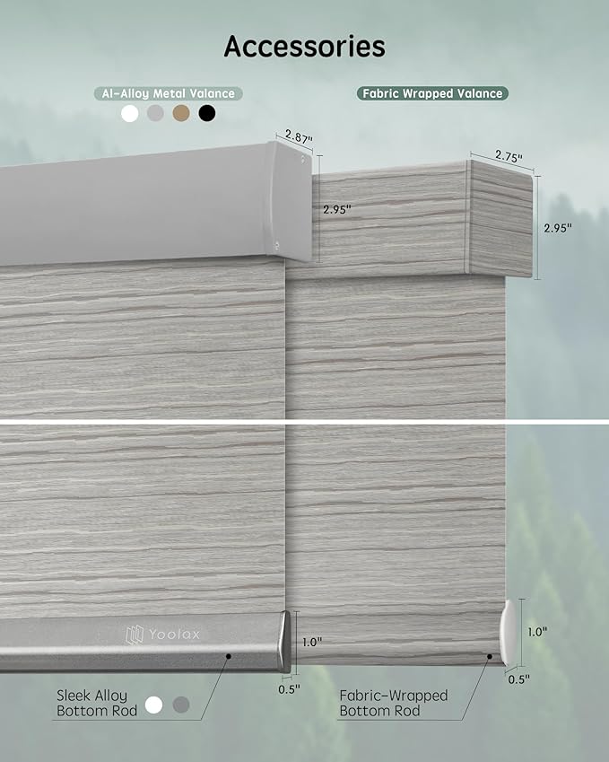 Yoolax Motorized Blinds with Remote, Smart Blinds