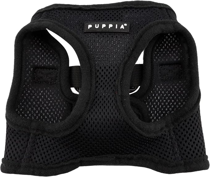 Puppia Soft Vest Dog Harness - Black - X-Large