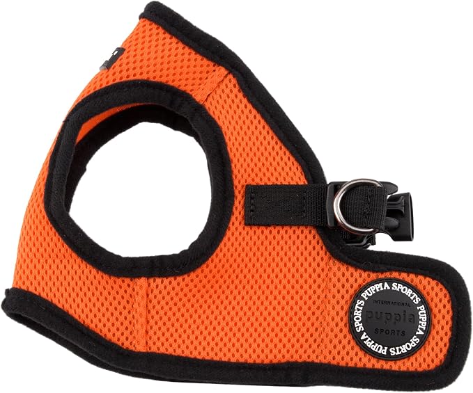 PUPPIA International Harness Soft B Vest, Medium, Orange