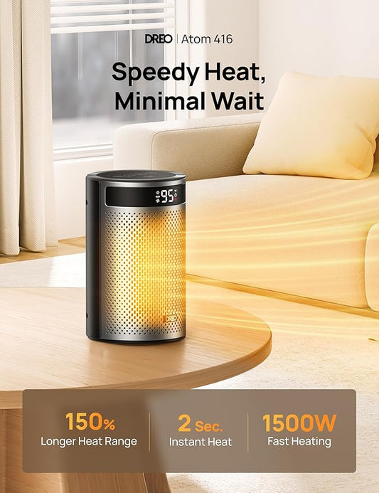 DREO Space Heaters for Indoor Use, Portable Heater
