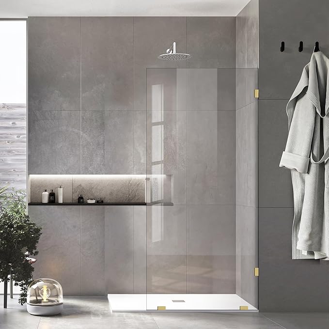 Bathroom Shower Glass Door 34 * 74"
