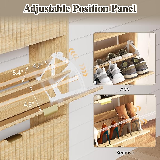 Shoe Cabinet Storage for Entryway
