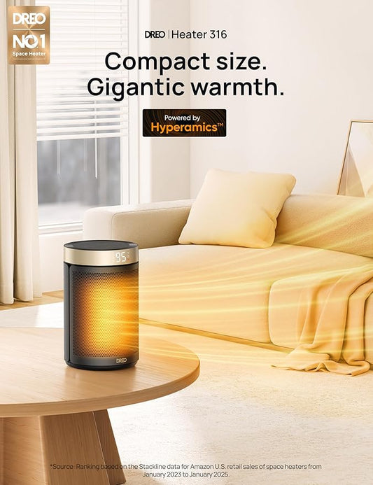 DREO Space Heater, Portable Electric Heaters