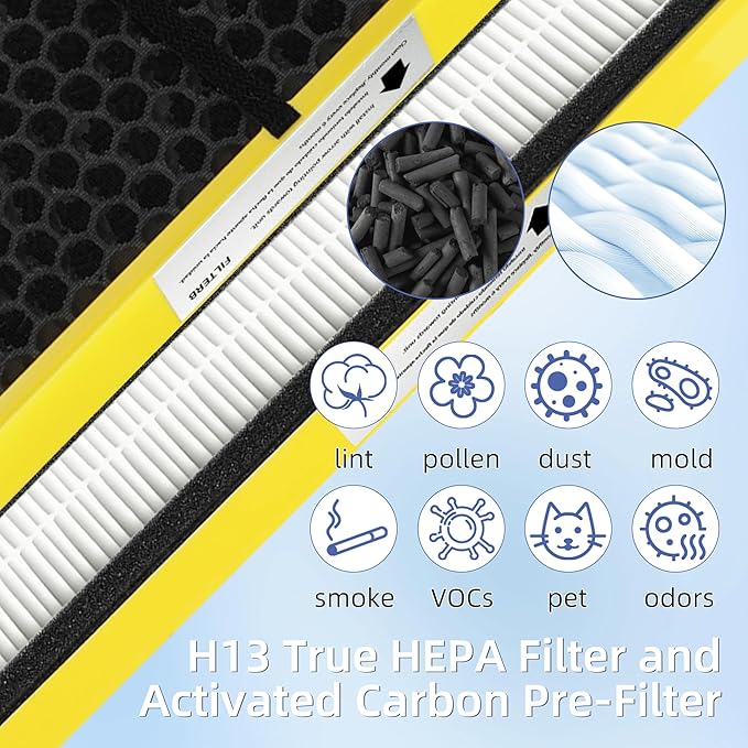 【Upgraded】FLT4825 HEPA Filter B Pet Replacement Compatible