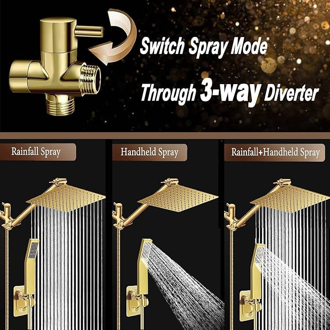 10'' Square Rain Shower Heads