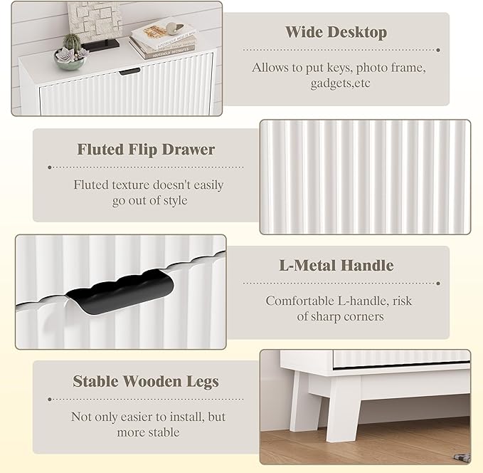 Shoe Cabinet Storage for Entryway