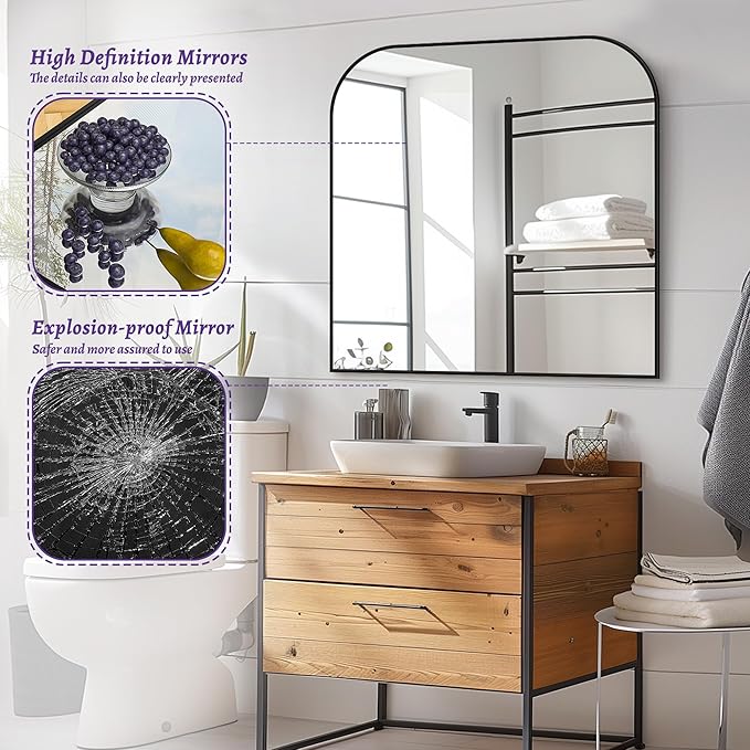 Bathroom Mirror, Wall Mirrors, Bathroom Vanity Mirror
