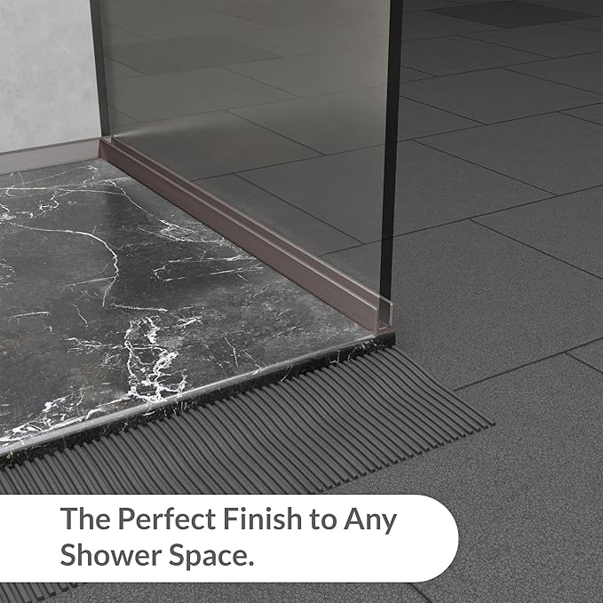 Brixwell SDCD38BN-CCP72-XCP50 Brushed Nickel 3/8" Fixed Panel Shower Door Deep
