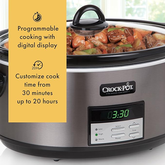 Crock-Pot Large 8-Quart Programmable Slow Cooker