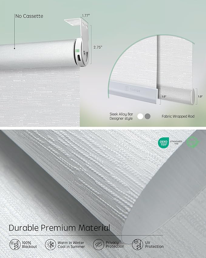 Yoolax Smart Coupled Roller Shades Compatible