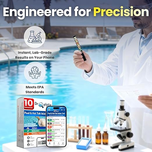 10-in-1 Pool & Spa Water Test Kit