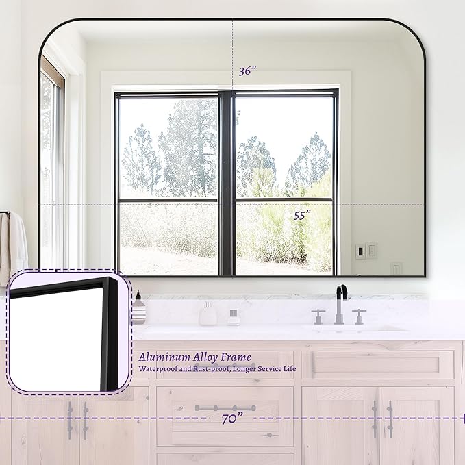 Bathroom Mirror, Wall Mirrors, Bathroom Vanity Mirror