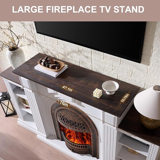 Farmhouse Electric Fireplace