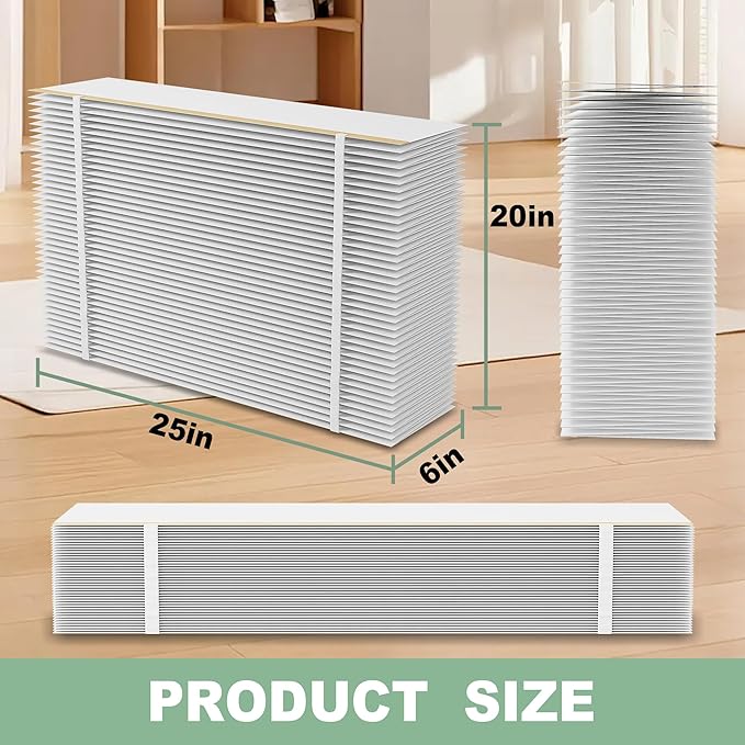 (2 Pack)201 Replacement Furnace Filter Compatible