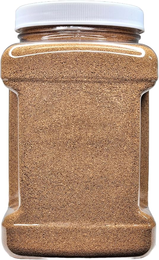 Aquatic Foods Inc. Golden Pearls 300-500 Micron Size New Fry, uveniles of Shrimp, Axolotls, Discus, Cichlids, Catfish, Tetras, Angel Fish, Guppies, Bettas, Goldfish, Corals, Reefs …10oz Small Jar