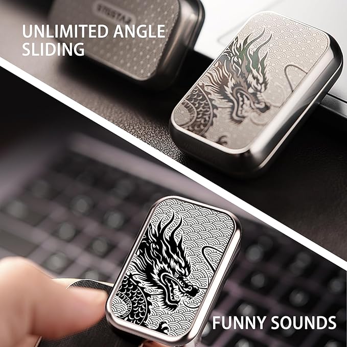Fidget Slider, Metal Fidget Toy Adults-Smooth Operation