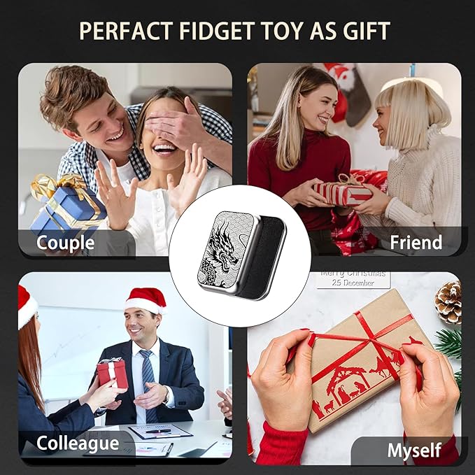 Fidget Slider, Metal Fidget Toy Adults-Smooth Operation