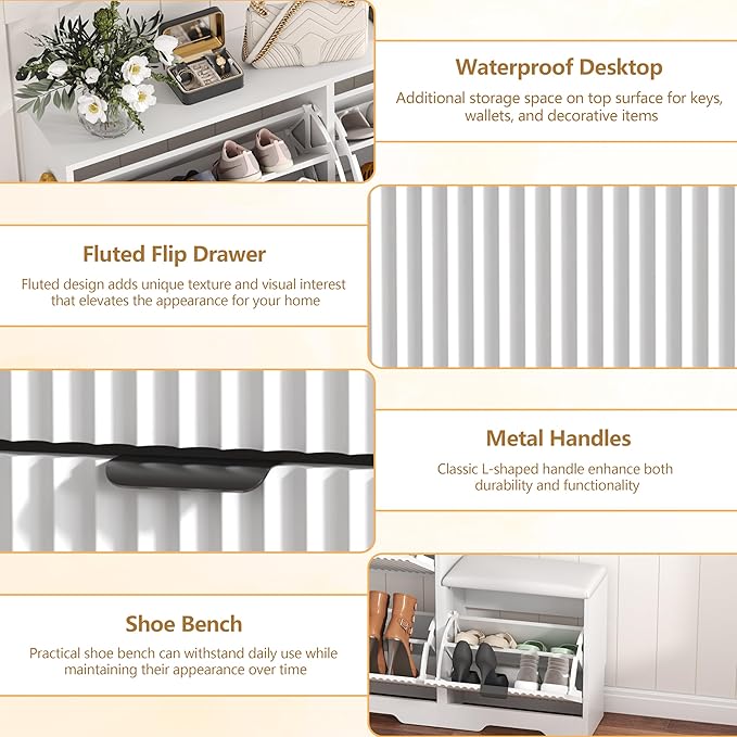 Shoe Cabinet Storage for Entryway