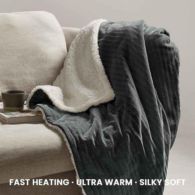 Heated Throw Blanket, Fasting Heating