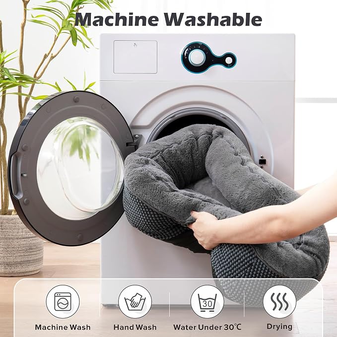 Large Dog Beds for Large Dogs Washable, Rectangle Dog Beds Large Sized Dog, Orthopedic Dog Bed, Warming Soft Sleeping Puppy Bed Durable Pet Bed with Anti-Slip Bottom L(35"x25"x10")