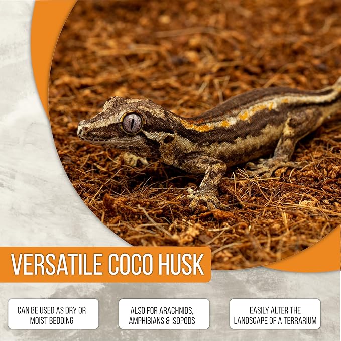ReptiEarth Fine Coconut Fiber Substrate, Fluffy Small-Strand Reptile Substrate and Snake Bedding for Bioactive Terrarium Tanks, Organic Coco for Lizards, Frogs, Tarantulas (3 Pack Breeder Bundle)