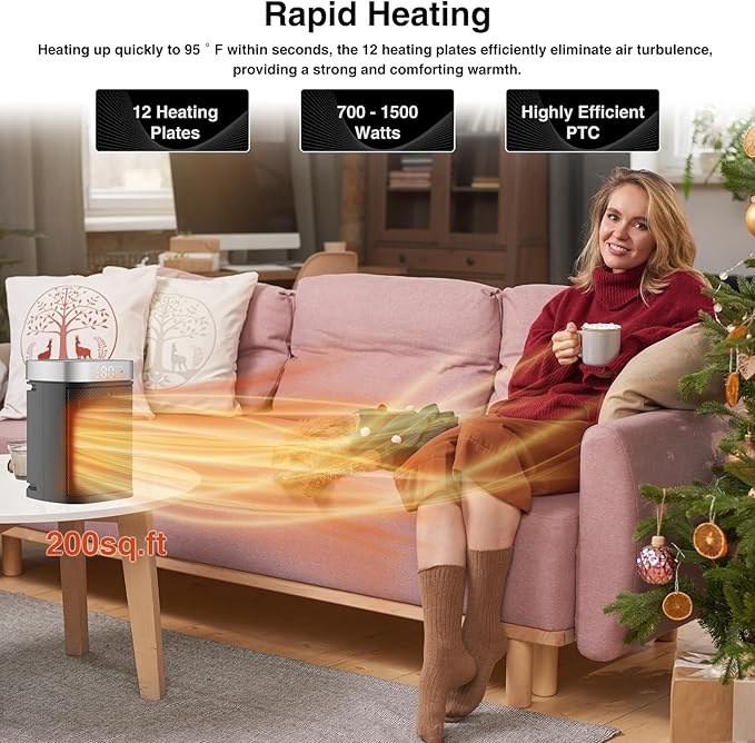 Small Portable Space Heater for Indoor Use