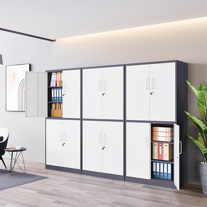 MIIIKO Metal Storage File Cabinet