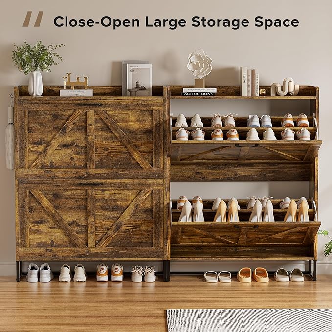 EOYUTLLY Shoe Cabinet for Entryway