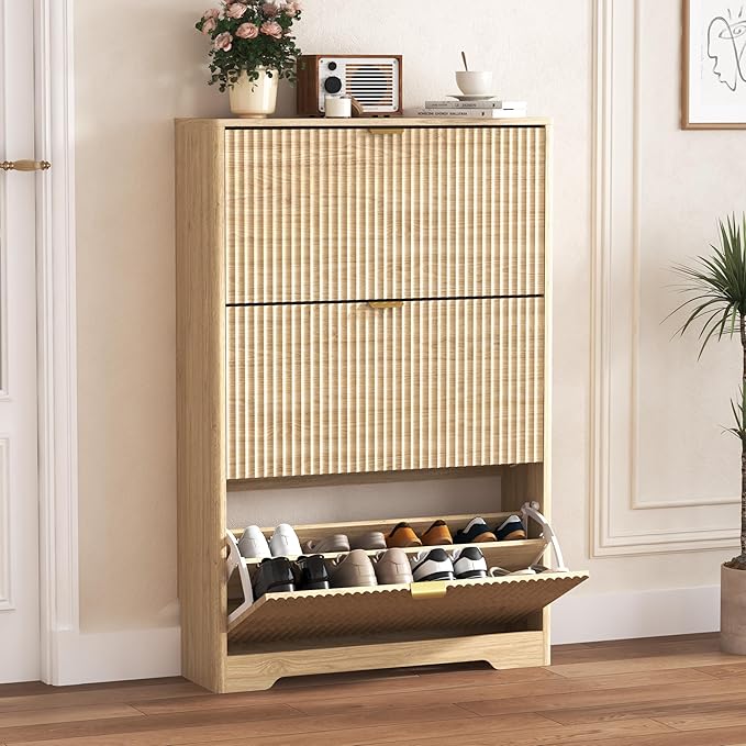 Shoe Cabinet Storage for Entryway