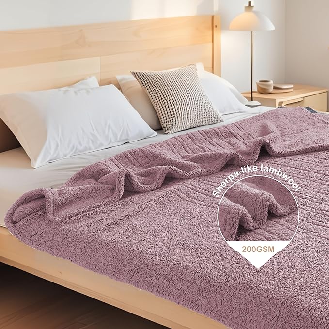 Electric Heated Blanket Full Size 72"×84"