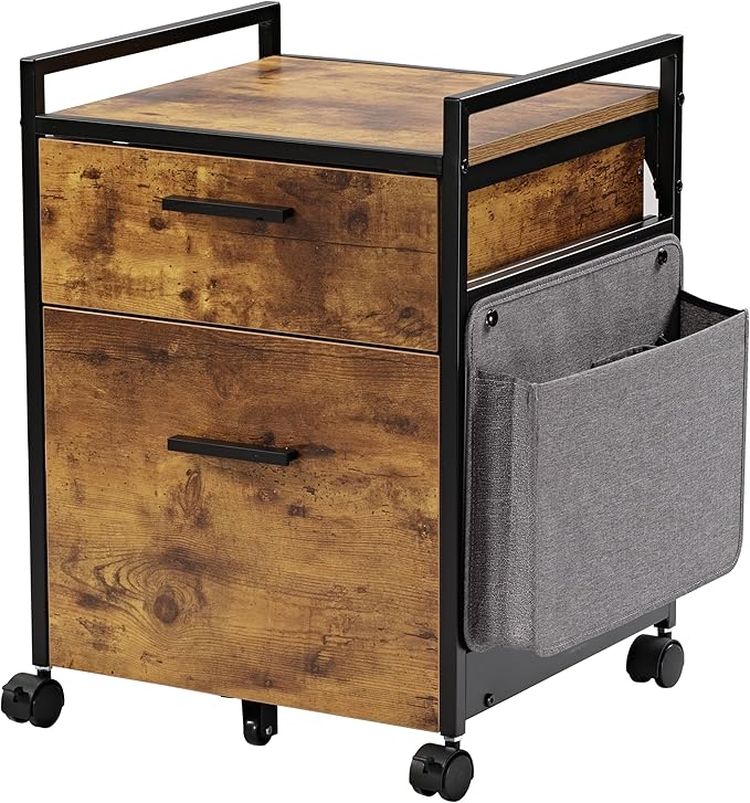 EUREKA ERGONOMIC 2-Drawer Mobile File Cabinet