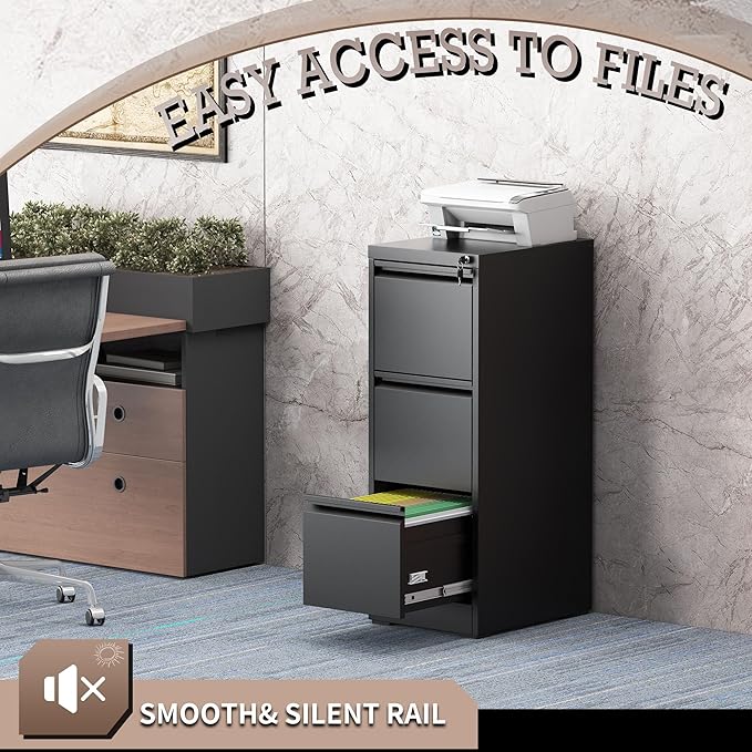 3 Drawer Vertical File Cabinet