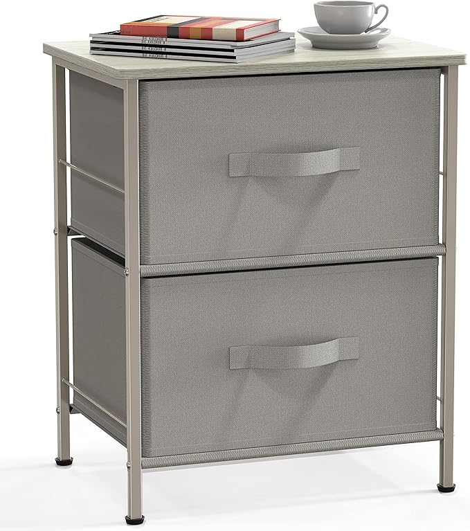 Simple Houseware 2 Tier Night Stands Dresser