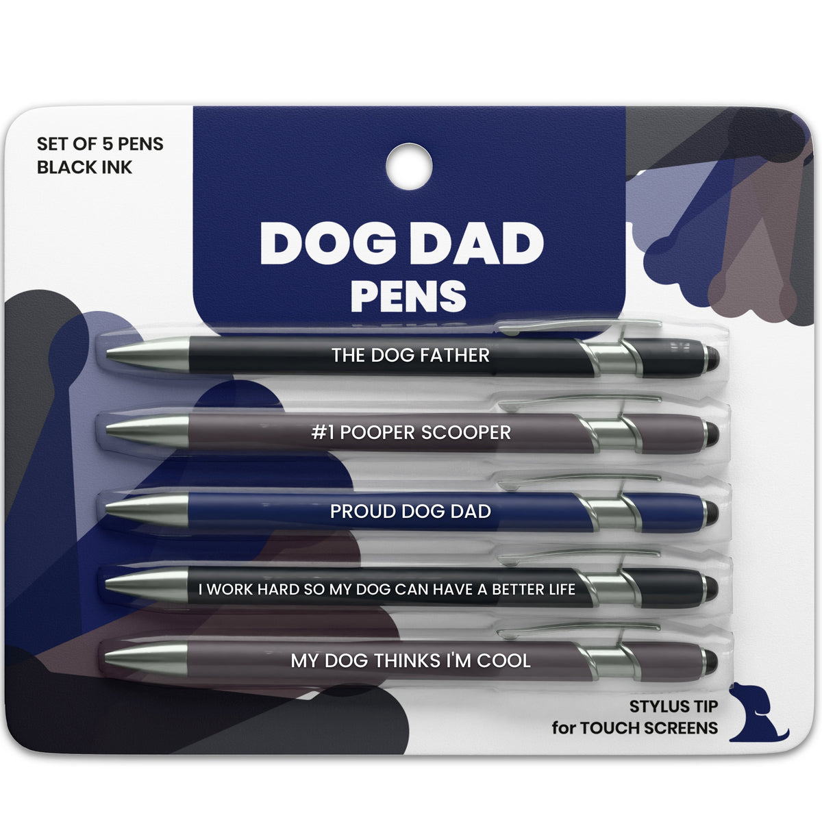 Dog-Themed Stylus Pen Sets