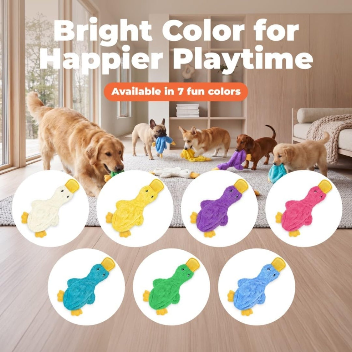 Best Pet Supplies Interactive Squeaky Dog Chew Toy, Ideal Dog Toys For Chewers, Small, Medium Large Dogs, And Fetch Lovers