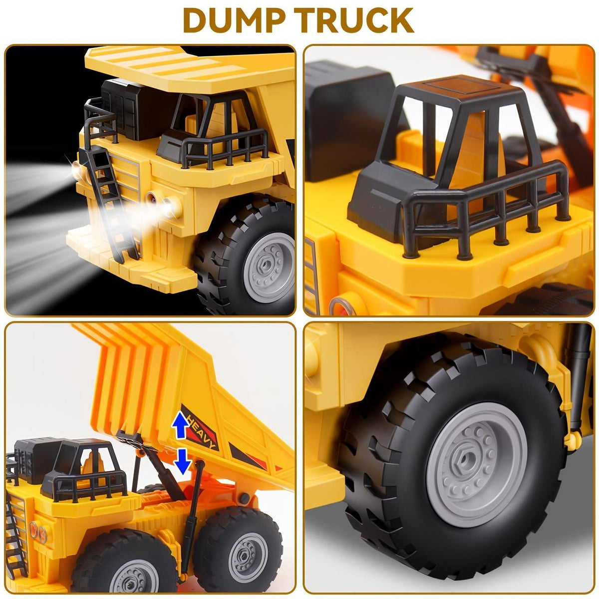 Remote Control Excavator Construction Vehicle Set Educational Construction Toy For Children