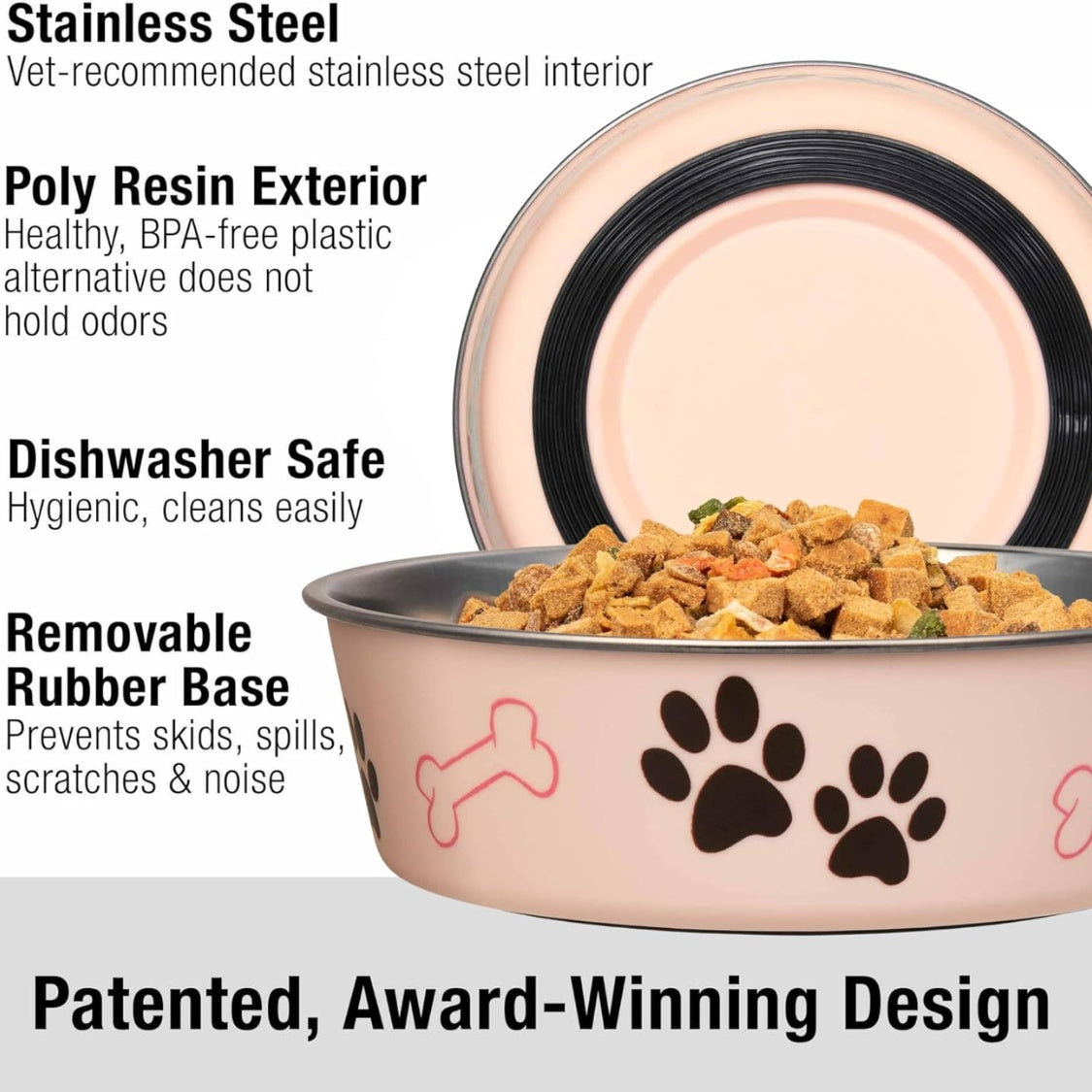 Dog Bowls Stainless Steel Dog Cat Bowls Spill Proof Dog Food Bowl Cat Bowl Puppy Pet Supplies Great For Home