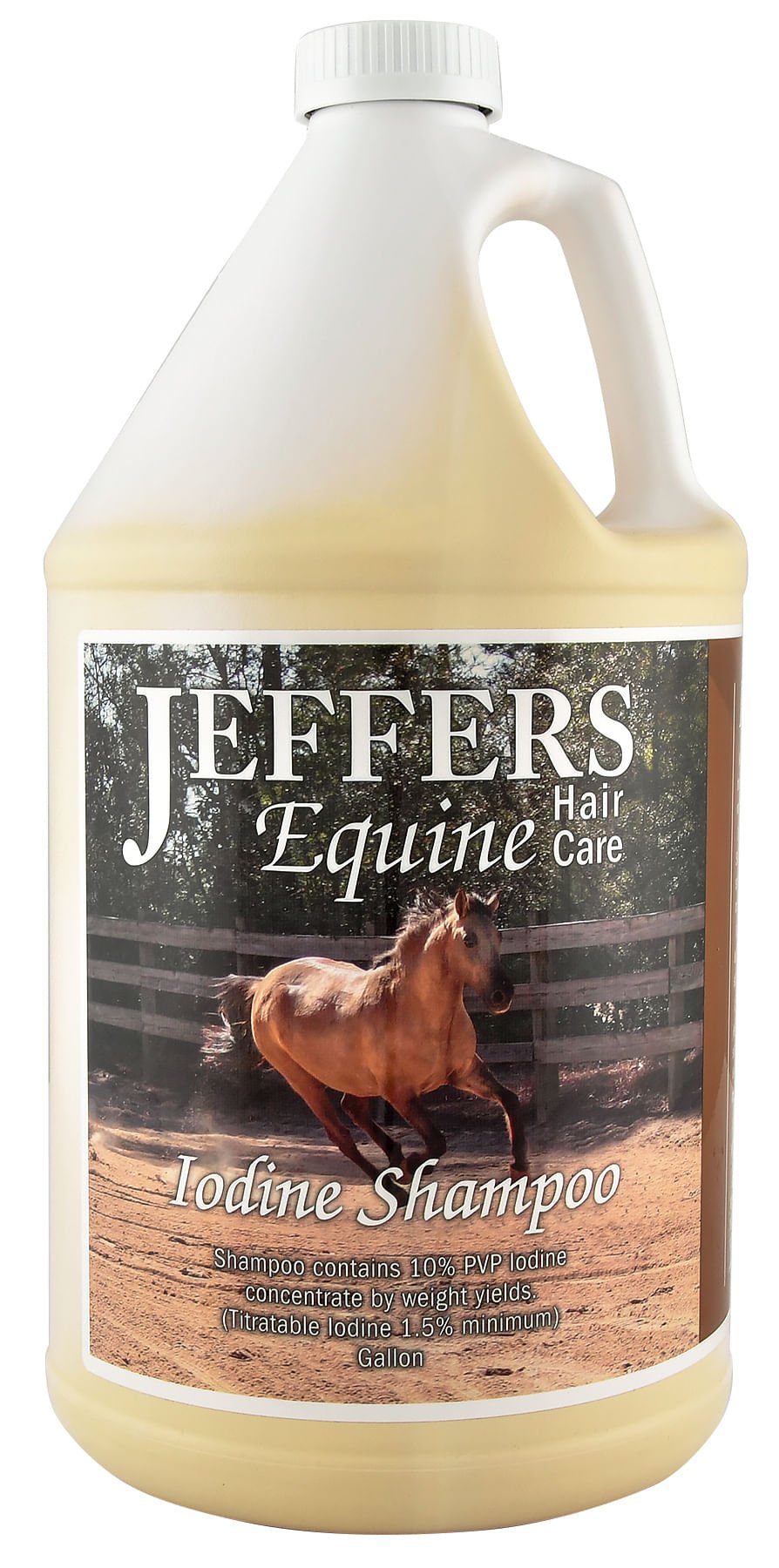 Jeffers Equine Medicated Iodine Antibacterial and Antifungal Horse Shampoo