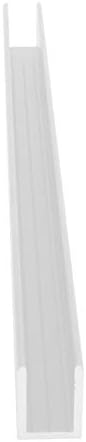 Brixwell SDCD38BS-CCP12-XCP25 Brushed Stainless 3/8" Fixed Panel Shower Door