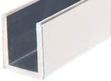 Brixwell SDCD38AB-CCP48-XCP5 Brushed Anodized 3/8" Fixed Panel Shower Door Deep