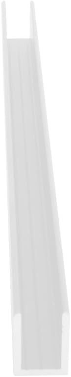 Brixwell SDCD38PS-CCP12-XCP5 Polished Stainless 3/8" Fixed Panel Shower Door
